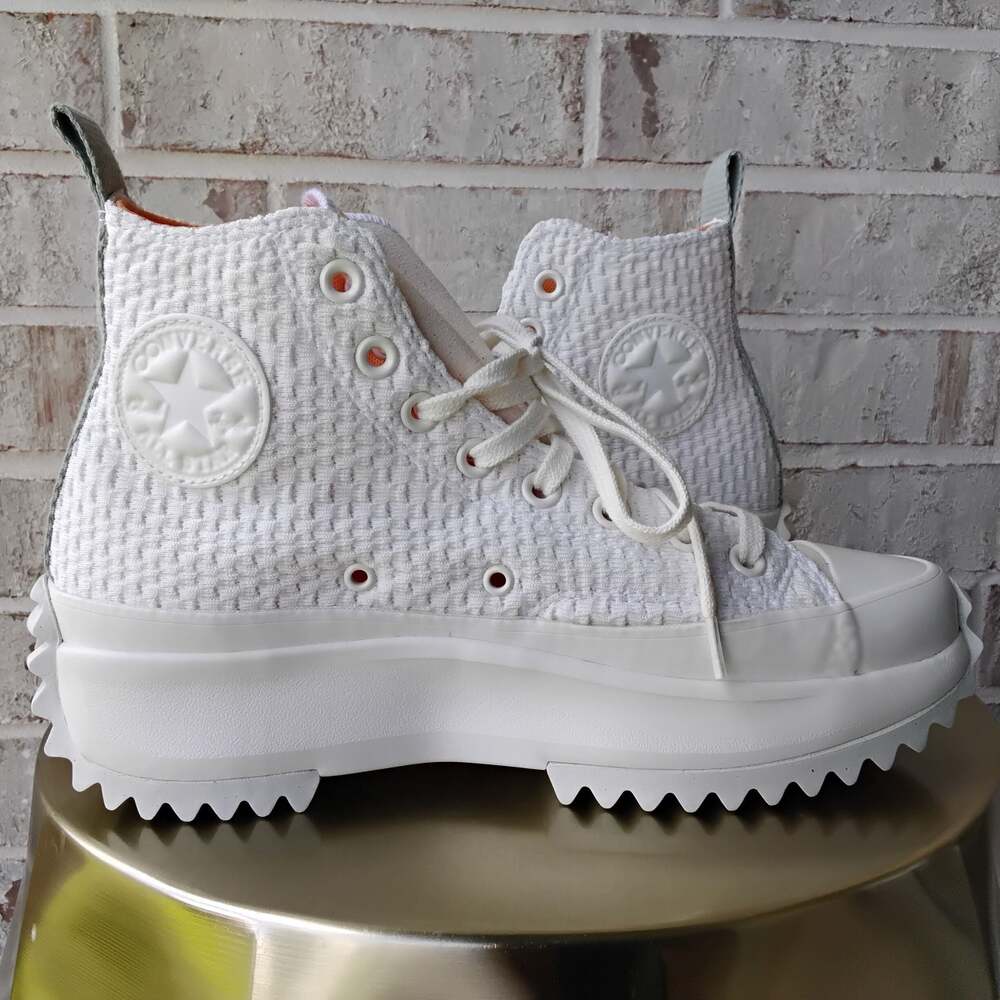 Converse Run Star Hike Platform High Top Sneakers - White - Picture 4 of 8